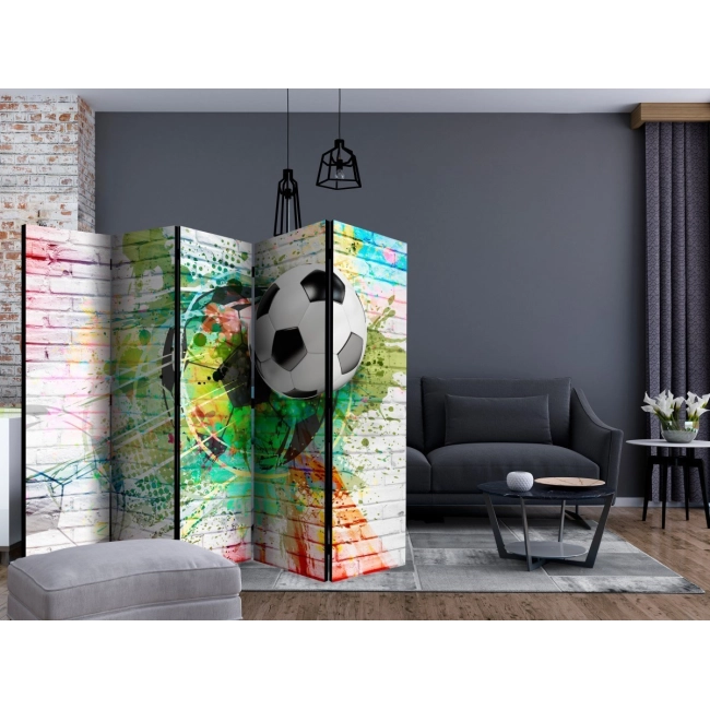 Parawan 5-częściowy - Kolorowy sport II [Room Dividers]