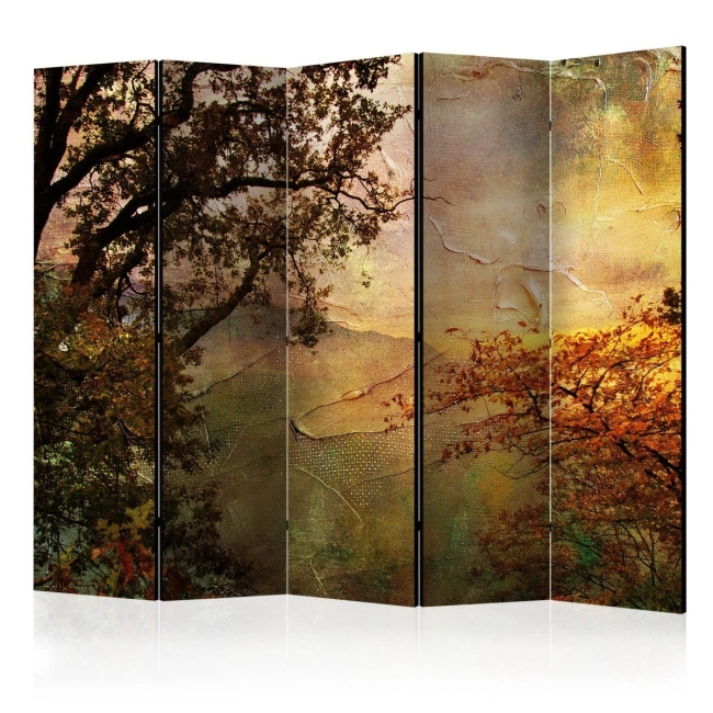 Parawan 5-częściowy - Painted autumn II [Room Dividers]