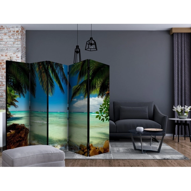 Parawan 5-częściowy - Relaks na plaży II [Room Dividers]