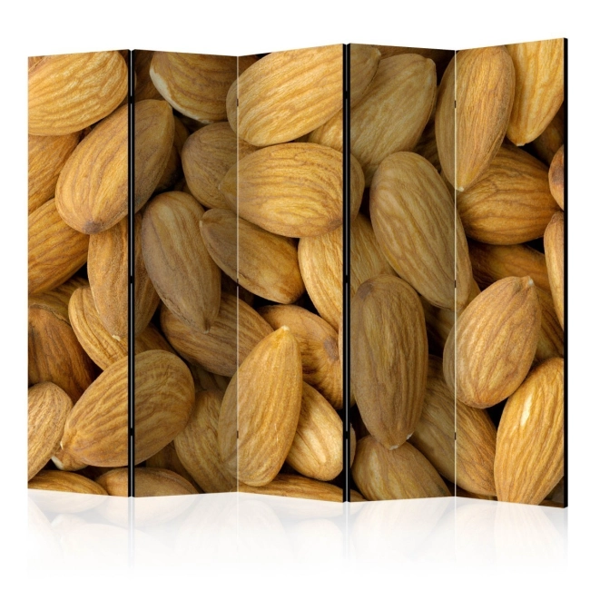 Parawan 5-częściowy - Tasty almonds [Room Dividers]