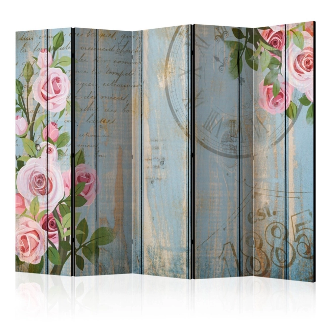 Parawan 5-częściowy - Vintage garden II [Room Dividers]