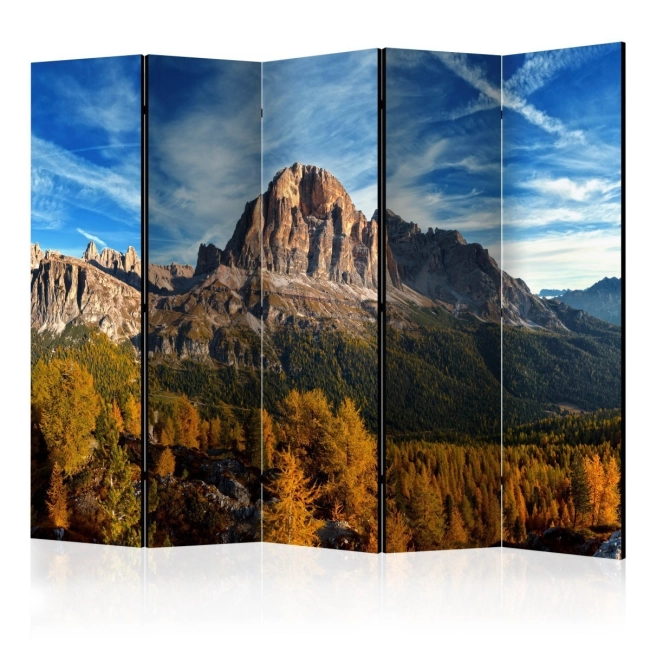Parawan 5-częściowy - Widok panoramiczny na włoskie Dolomity II [Room Dividers]