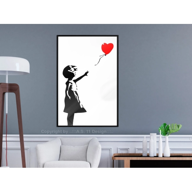 Plakat - Banksy: Girl with Balloon I