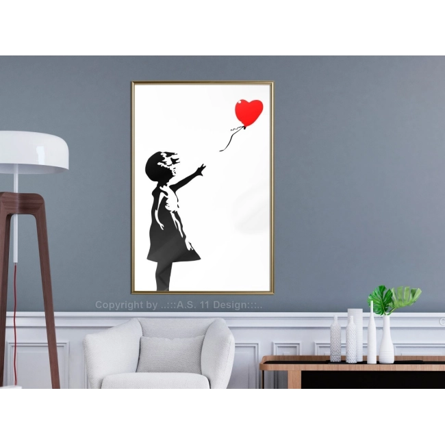 Plakat - Banksy: Girl with Balloon I