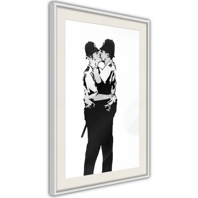 Plakat - Banksy: Kissing Coppers I