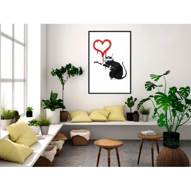 Plakat - Banksy: Love Rat