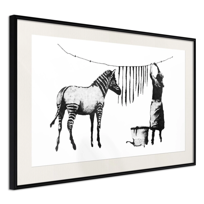 Plakat - Banksy: Washing Zebra Stripes