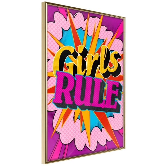 Plakat - Dziewczyny rządzą (kolorowy) WOMEN