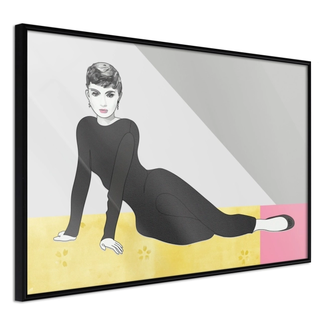 Plakat - Elegancka Audrey WOMEN