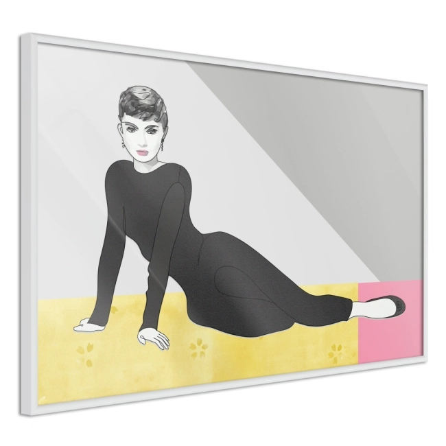 Plakat - Elegancka Audrey WOMEN