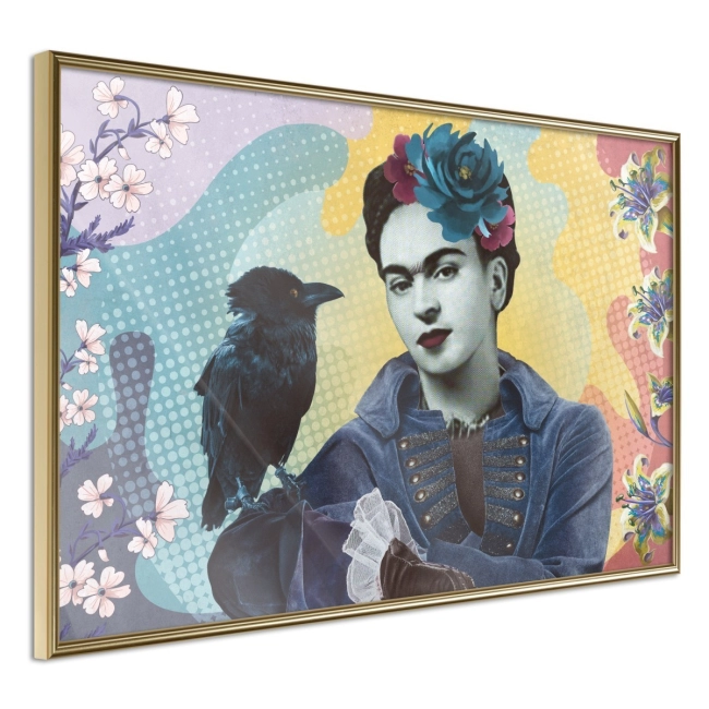 Plakat - Frida z krukiem WOMEN