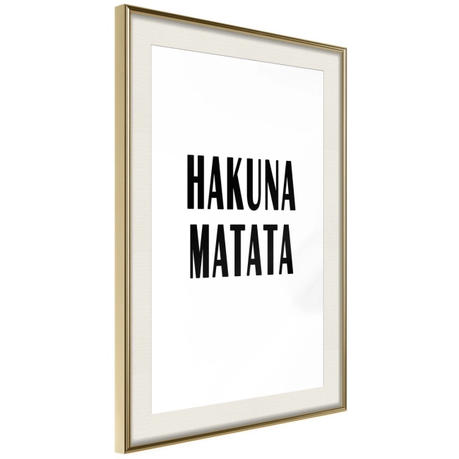 Plakat - Hakuna Matata INSPIRACJE