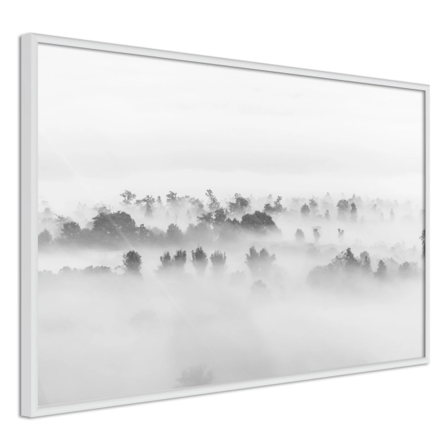 Plakat - Mgła nad lasem