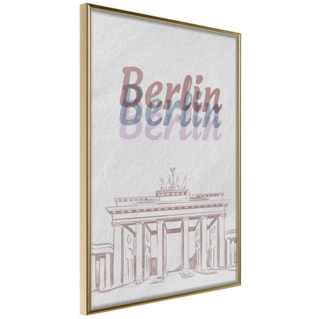 Plakat - Pastelowy Berlin NIEMCY