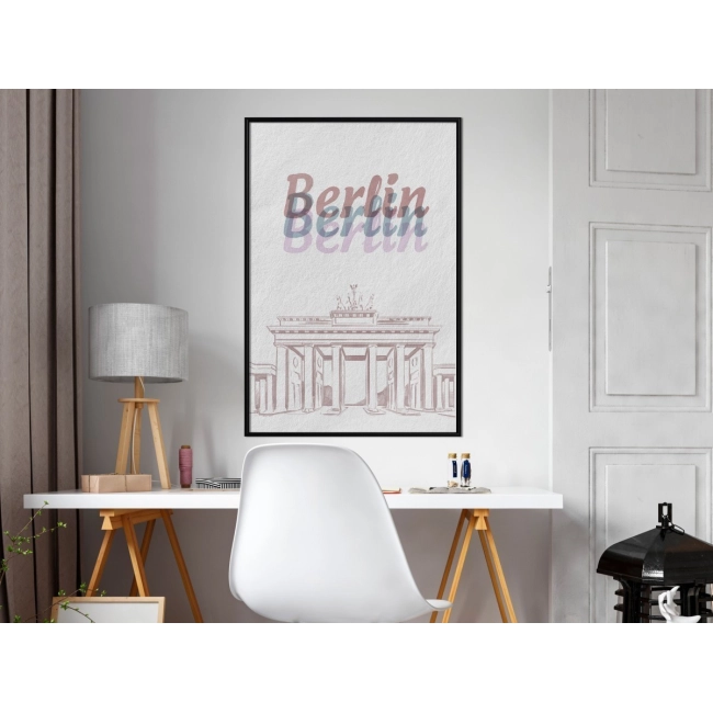 Plakat - Pastelowy Berlin NIEMCY