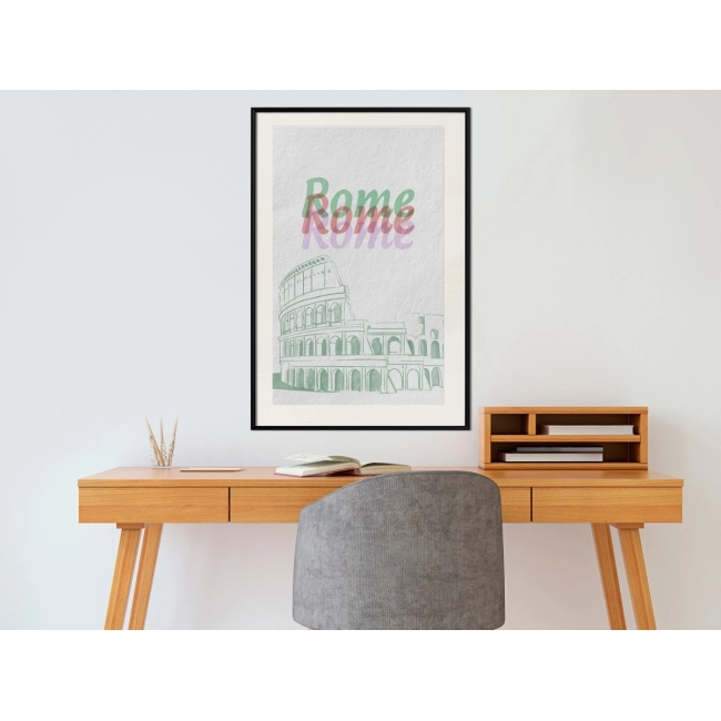 Plakat - Pastelowy Rzym