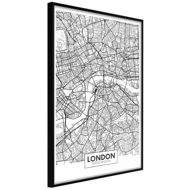 Plakat - Plan miasta: Londyn