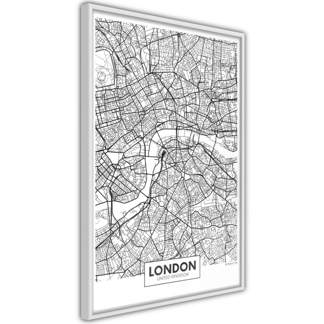 Plakat - Plan miasta: Londyn