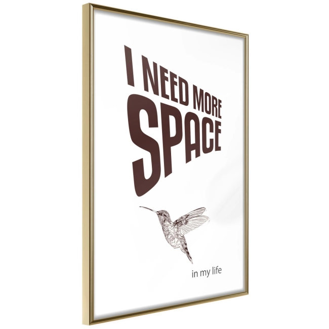 Plakat - Potrzebna przestrzeń INSPIRACJE