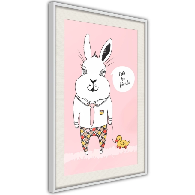 Plakat - Przyjacielski królik KIDS