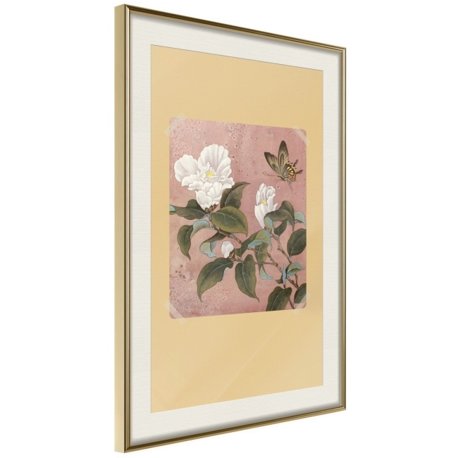 Plakat - Rododendron i motyl
