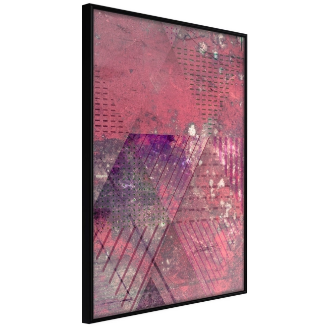 Plakat - Różowy patchwork III