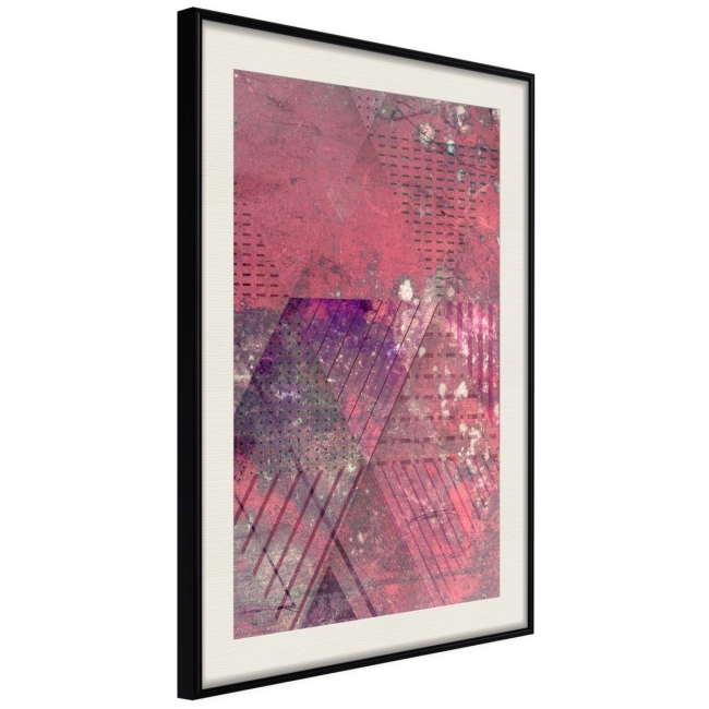 Plakat - Różowy patchwork III