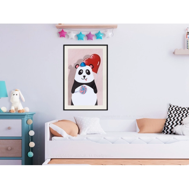 Plakat - Szczęśliwa panda KIDS