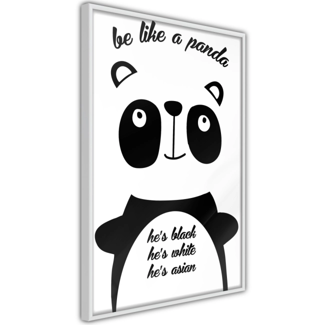Plakat - Tolerancyjna panda