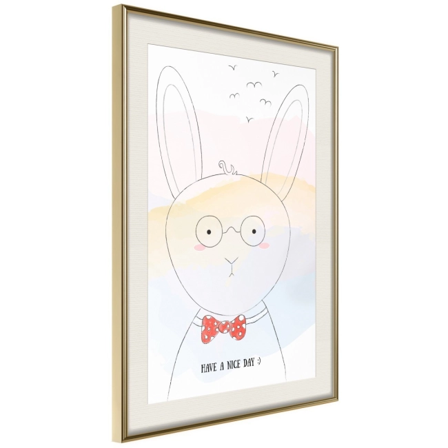 Plakat - Uprzejmy królik KIDS