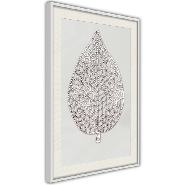 Plakat - Wisiorek w kształcie liścia