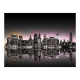 Fototapeta -fioletowe niebo nad NYC