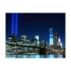 Fototapeta - Floodlights over NYC