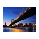 Fototapeta - Oświetlony Most Manhattan Bridge