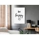 Obraz - Be happy (1-częściowy) pionowy
