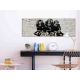 Obraz - Bogate małpy (1-częściowy) wąski OBRAZ NA PŁÓTNIE WŁOSKIM
