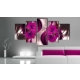 Obraz - Fuksjowy wieczór OBRAZ NA PŁÓTNIE WŁOSKIM