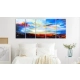 Obraz - Kolorowe niebo (5-częściowy) wąski