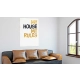 Obraz - Mój dom: My house, my rules