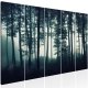 Obraz - Mroczny las (5-częściowy) wąski OBRAZ NA PŁÓTNIE WŁOSKIM