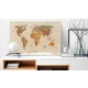 Obraz na korku - Beżowy szyk [Mapa korkowa]