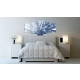Obraz - Niebieski kwiat dalii OBRAZ NA PŁÓTNIE WŁOSKIM