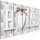 Obraz - Pikowane home (5-częściowy) wąski