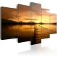 Obraz - Wyspa zachodzącego słońca OBRAZ NA PŁÓTNIE WŁOSKIM