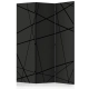 Parawan 3-częściowy - Ciemne skrzyżowanie [Room Dividers]
