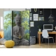Parawan 3-częściowy - Medytujący Budda [Room Dividers]