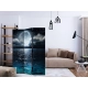 Parawan 3-częściowy - Niebieska laguna [Room Dividers]