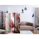 Parawan 3-częściowy - Różowa magnolia [Room Dividers]