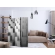 Parawan 3-częściowy - Świątynia abstrakcji [Room Dividers]