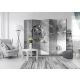 Parawan 5-częściowy - Abstrakcyjna szarość II [Room Dividers]